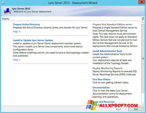 Снимка на екрана Lync за Windows XP