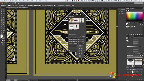 Снимка на екрана Adobe Illustrator за Windows XP