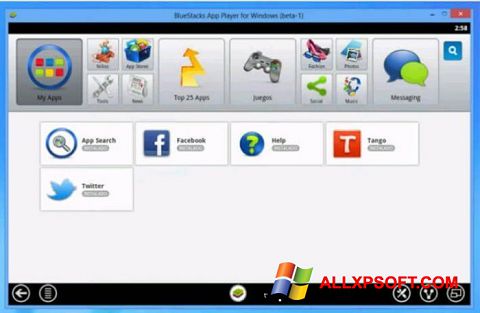 Снимка на екрана Tango за Windows XP