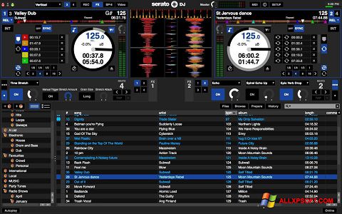 Снимка на екрана Serato DJ за Windows XP