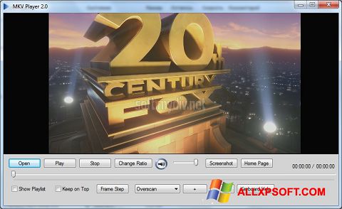 Снимка на екрана MKV Player за Windows XP