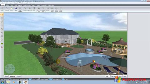 Снимка на екрана Realtime Landscaping Architect за Windows XP