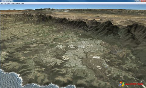 Снимка на екрана NASA World Wind за Windows XP
