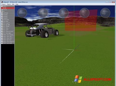 Снимка на екрана 3D Rad за Windows XP