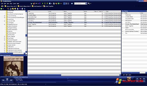 Снимка на екрана MediaMonkey за Windows XP
