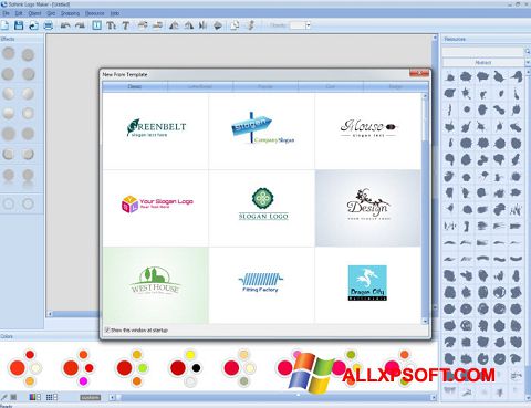 Снимка на екрана Sothink Logo Maker за Windows XP