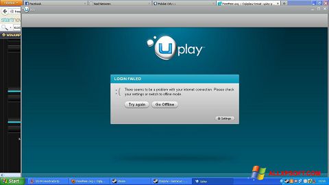 Снимка на екрана Uplay за Windows XP