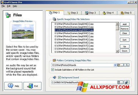 Снимка на екрана VideoSaver за Windows XP