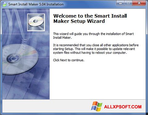Снимка на екрана Smart Install Maker за Windows XP