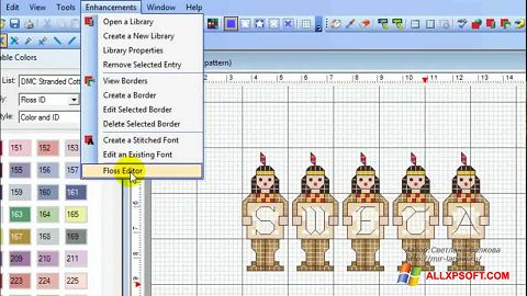 Снимка на екрана Stitch Art Easy за Windows XP