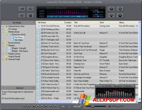 Снимка на екрана JetAudio за Windows XP