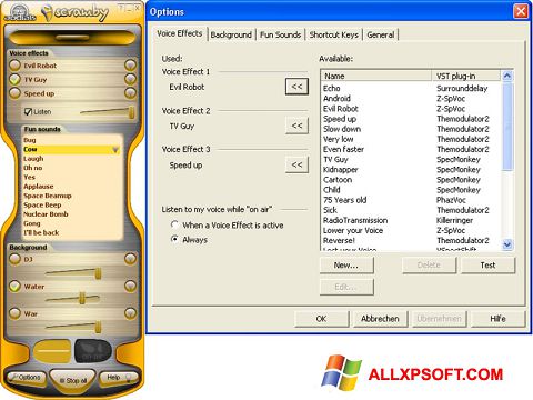 Снимка на екрана Scramby за Windows XP
