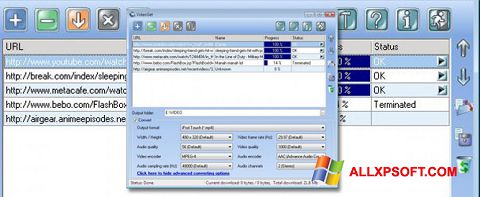 Снимка на екрана VideoGet за Windows XP