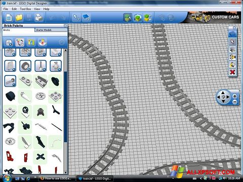 Снимка на екрана LEGO Digital Designer за Windows XP