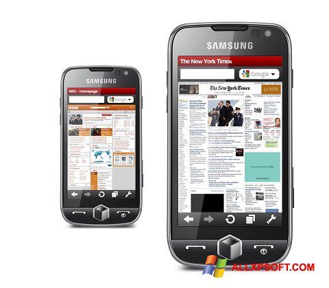 Снимка на екрана Opera Mobile за Windows XP