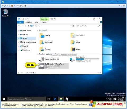 Снимка на екрана Virtual CD за Windows XP